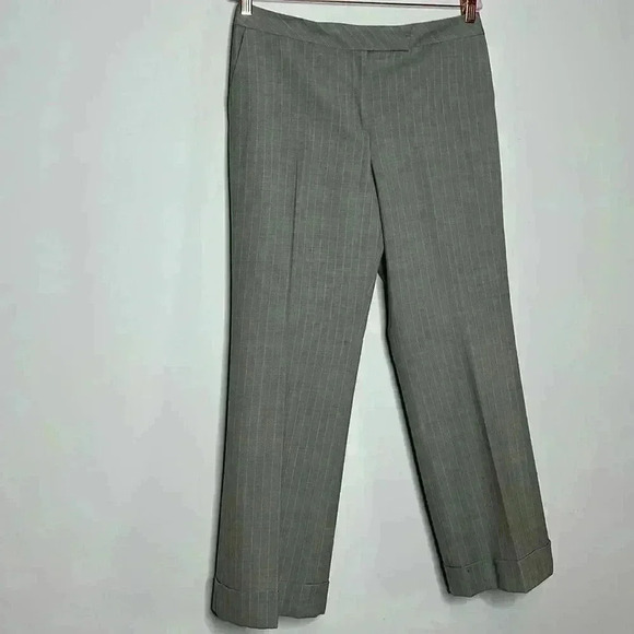 Ann Taylor Gray Stripped Pant Suit - Picture 5 of 9